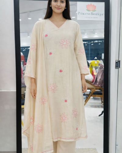 TUSSAR CHANDERI COTTON