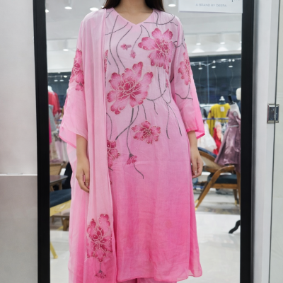 SOFT BANARASI SILK FROCK