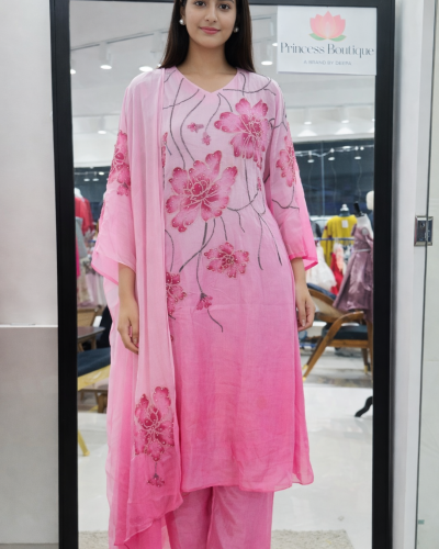 SOFT BANARASI SILK FROCK